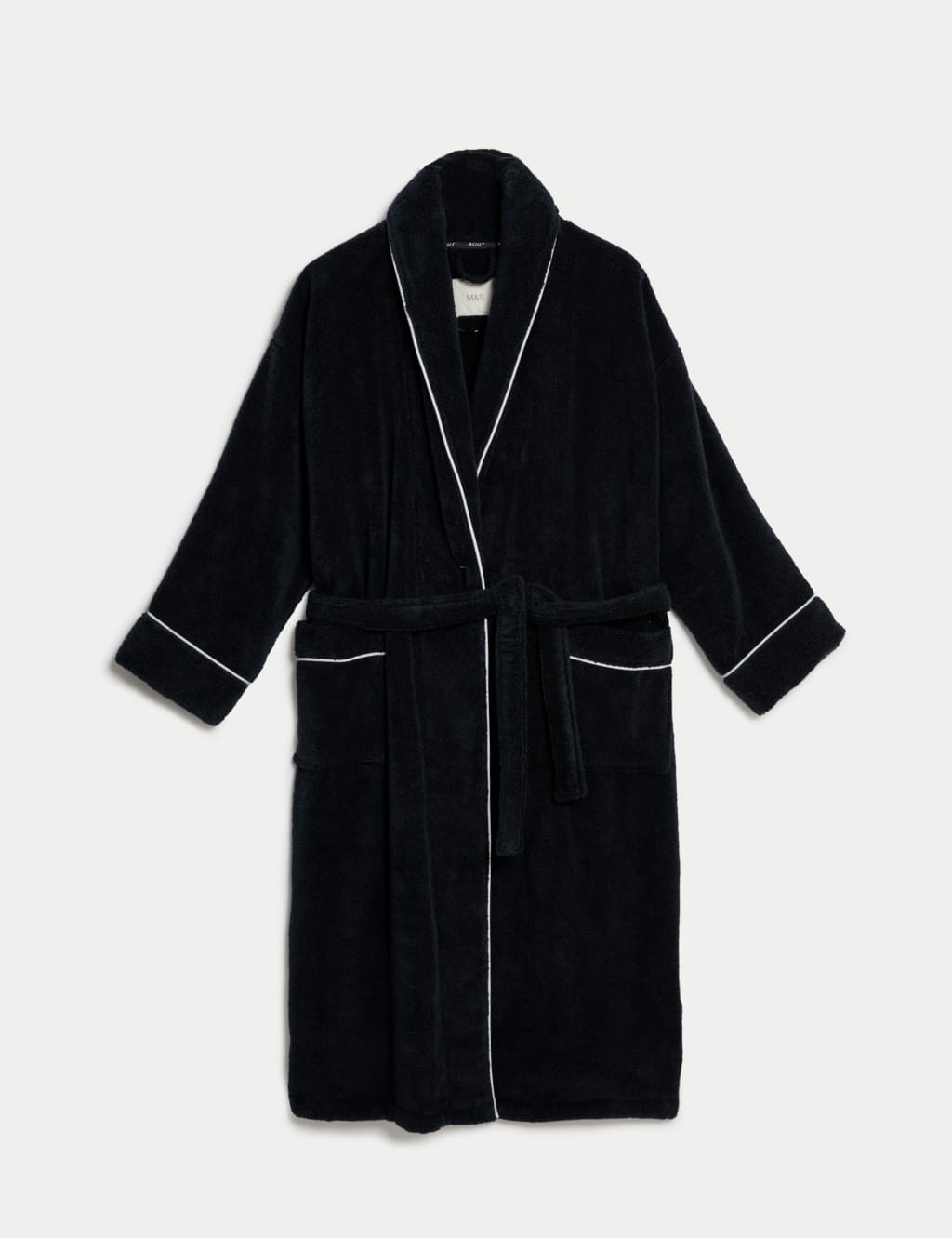 Pure Cotton Towelling Dressing Gown M S Collection M S