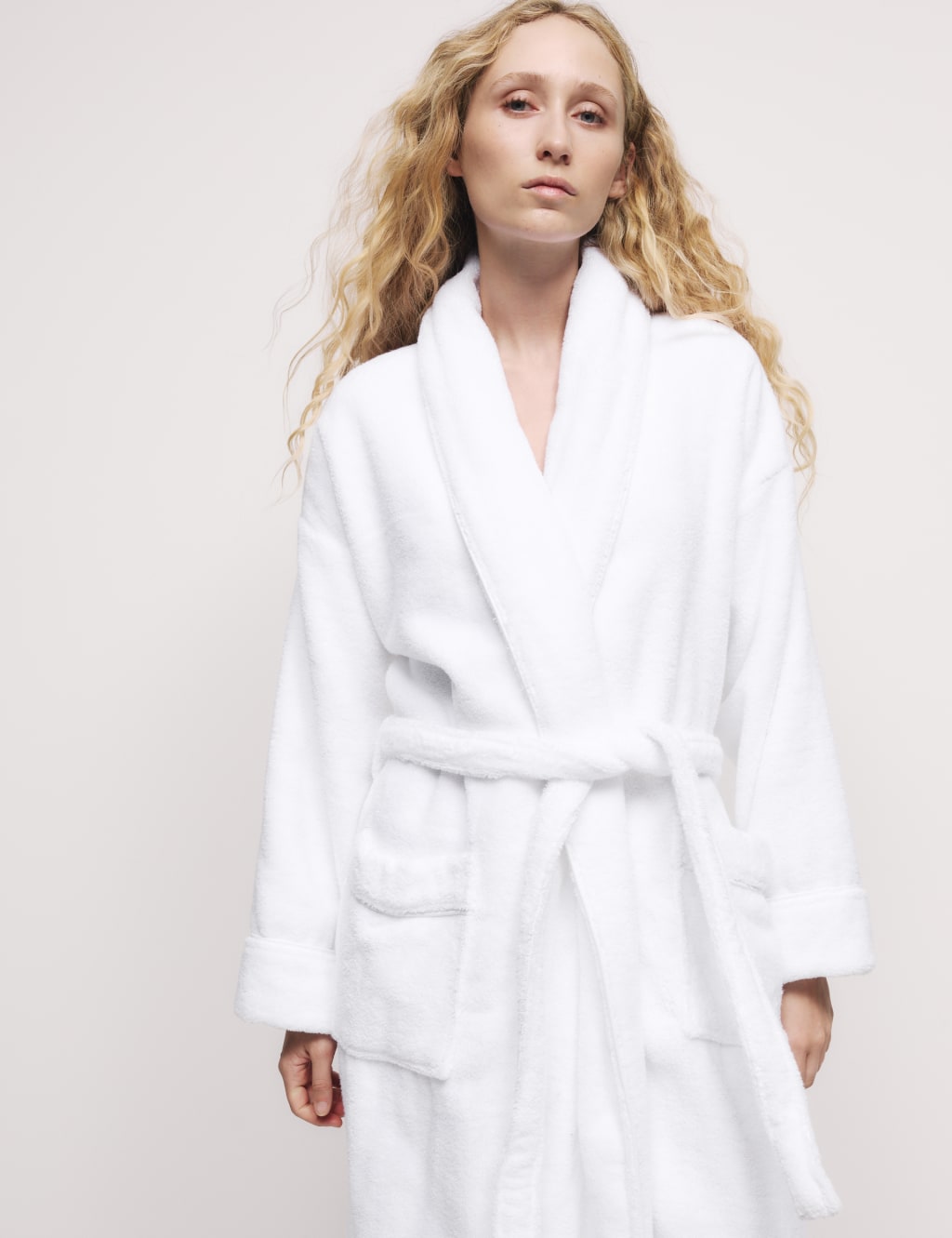 Pure Cotton Towelling Dressing Gown 6 of 6