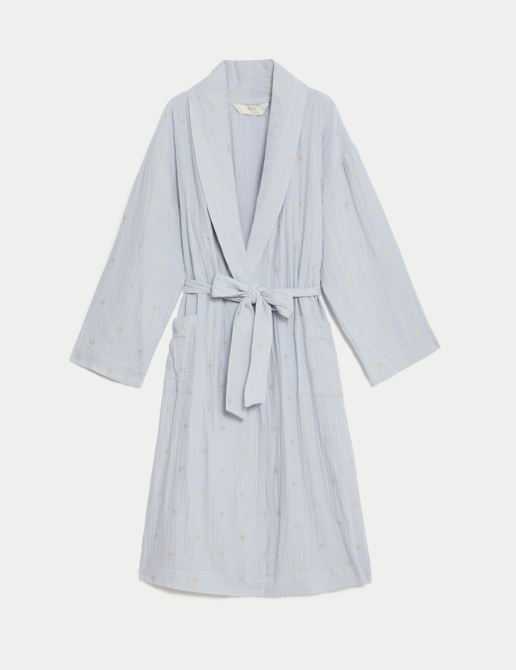 Muslin Foil Print Dressing Gown 2 of 5
