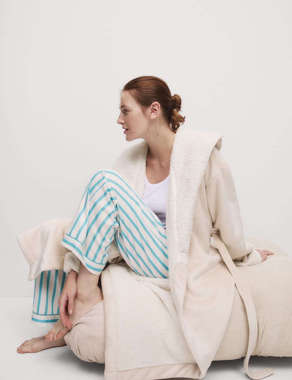 M&s ladies fleece dressing gowns shop