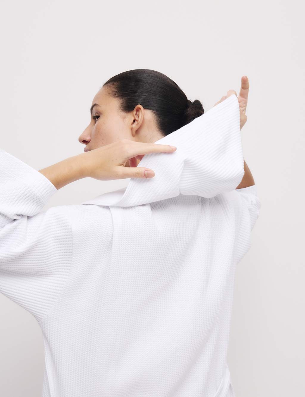 Jersey Waffle Dressing Gown 4 of 7
