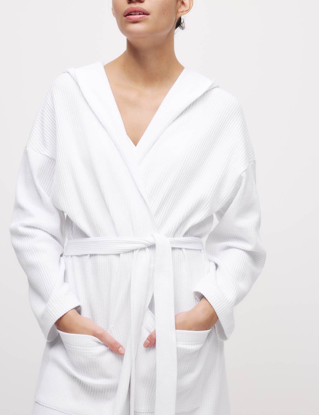 Jersey Waffle Dressing Gown 7 of 7