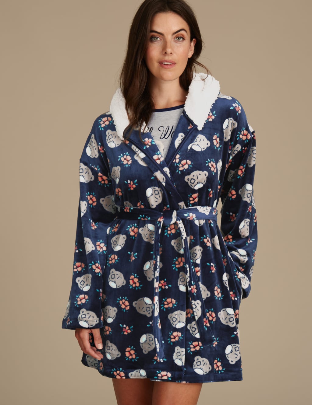 Ladies tatty teddy dressing gown shop