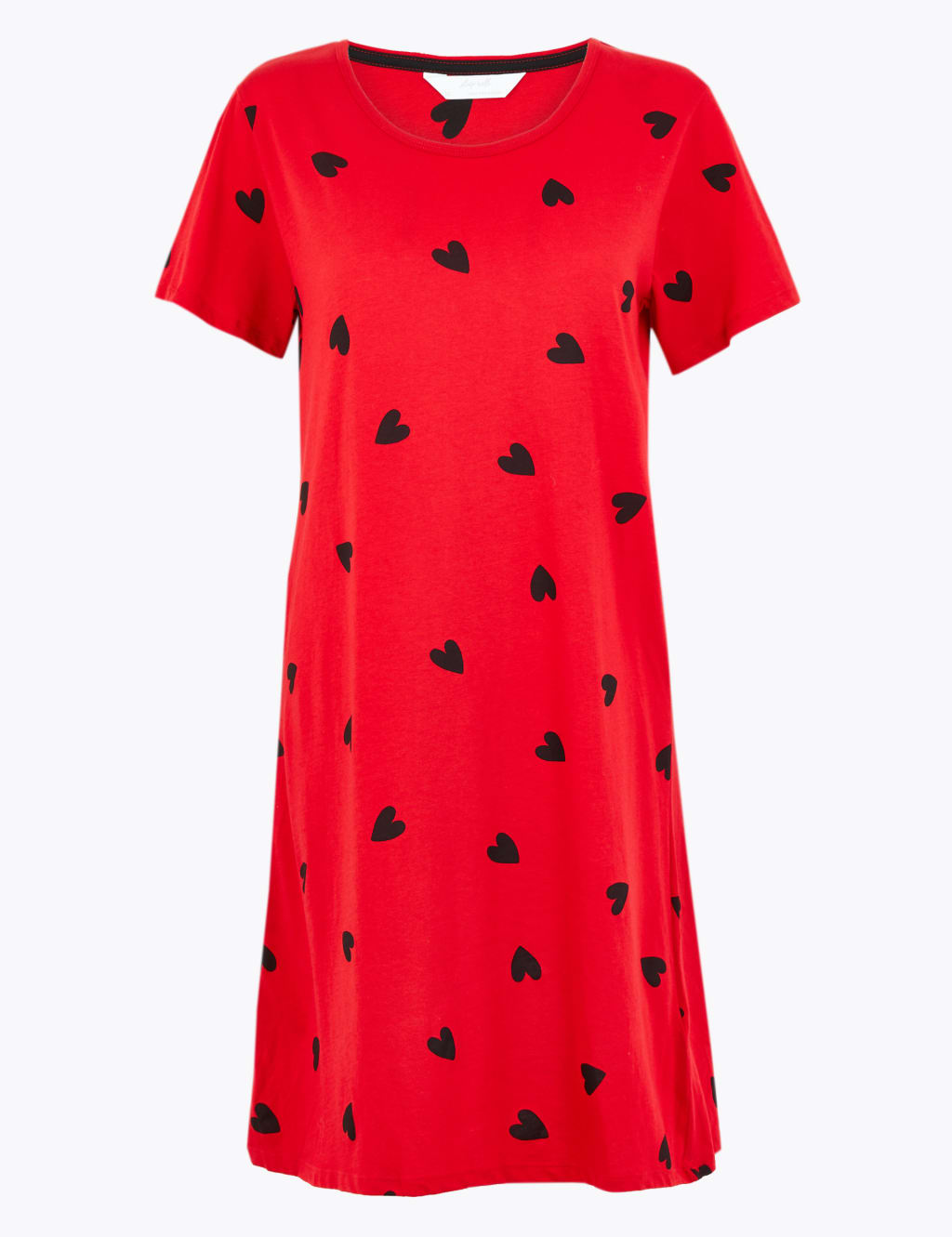 Heart Print Short Nightdress 2 of 4
