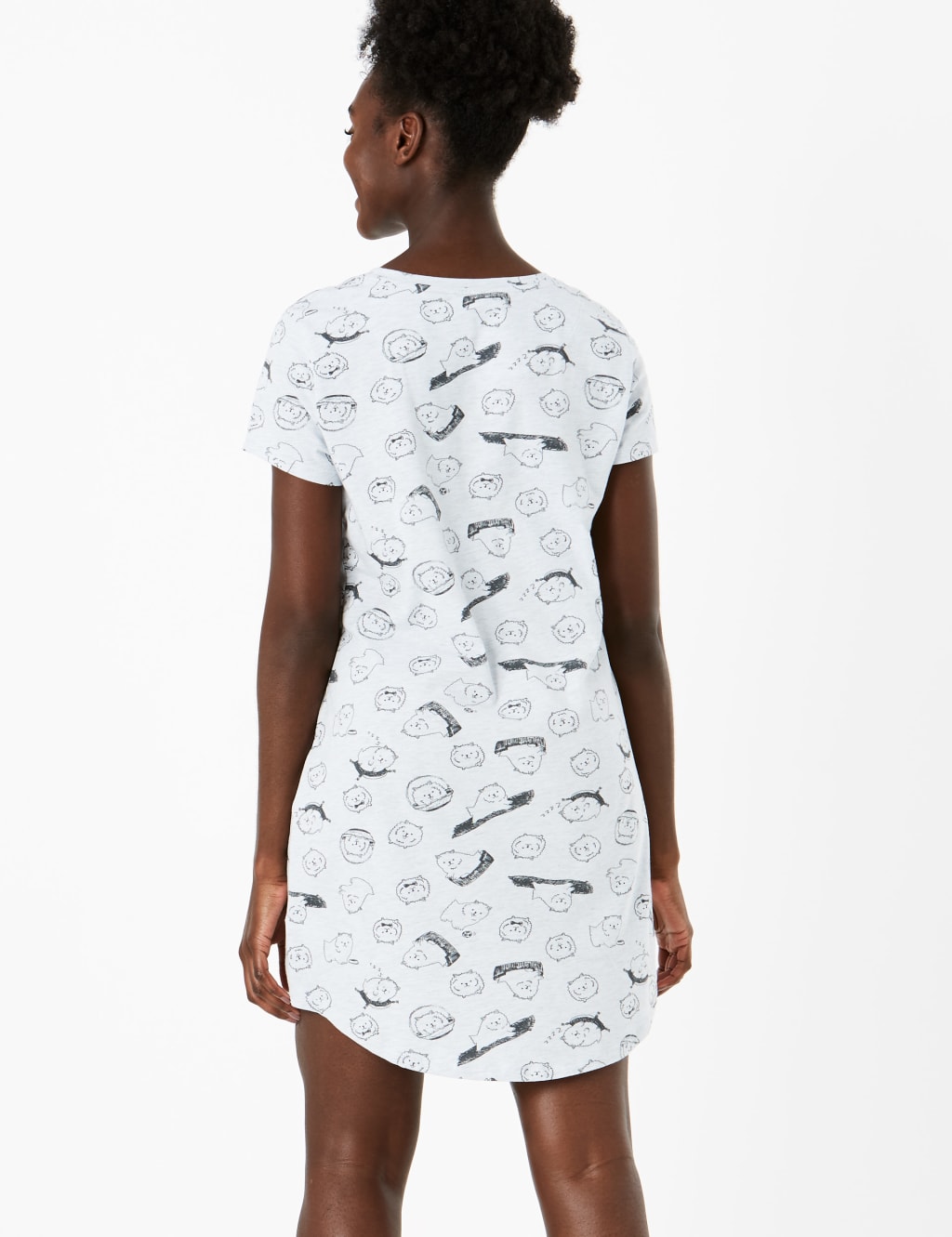 Cotton Dog Print Nightdress 3 of 4