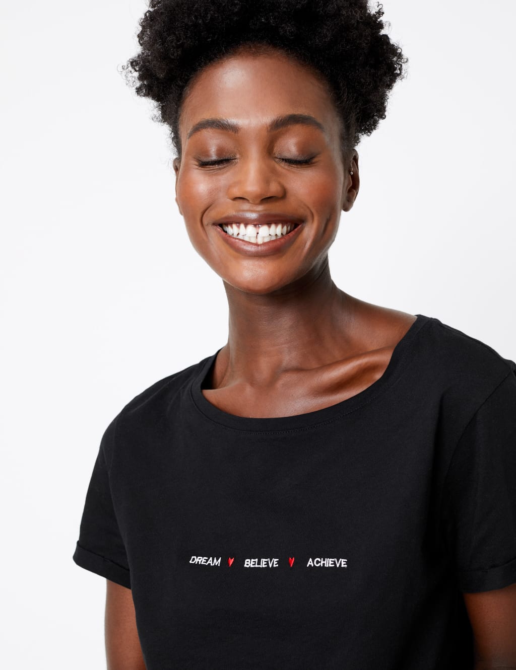 Pure Cotton Slogan Pyjama Top 1 of 4