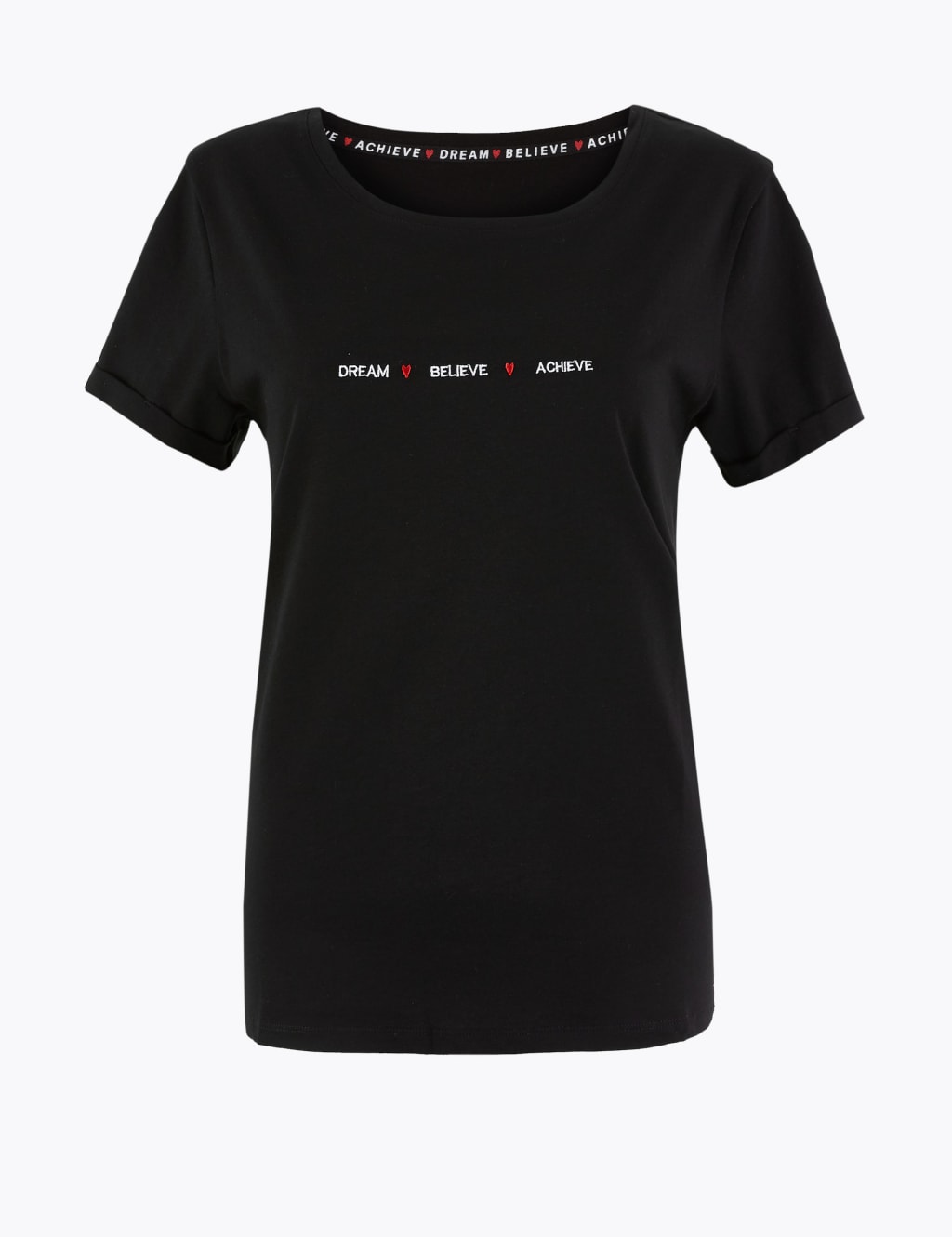 Pure Cotton Slogan Pyjama Top 2 of 4