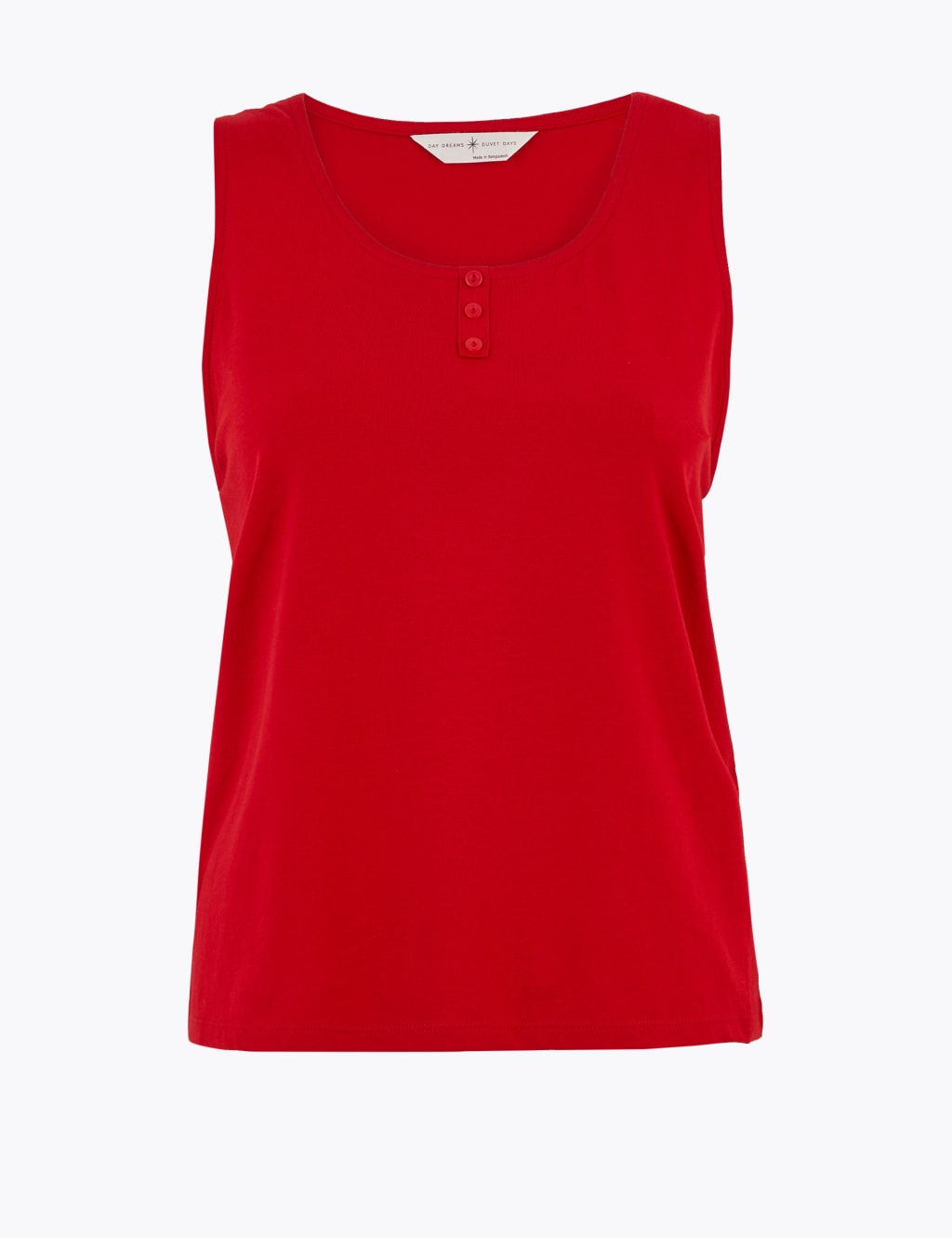 Cotton Rich Vest Pyjama Top 2 of 4