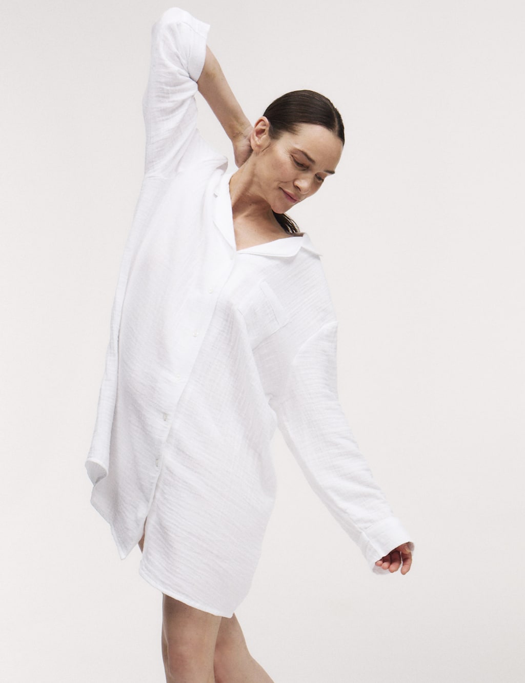 Pure Cotton Revere Nightshirt 3 of 5