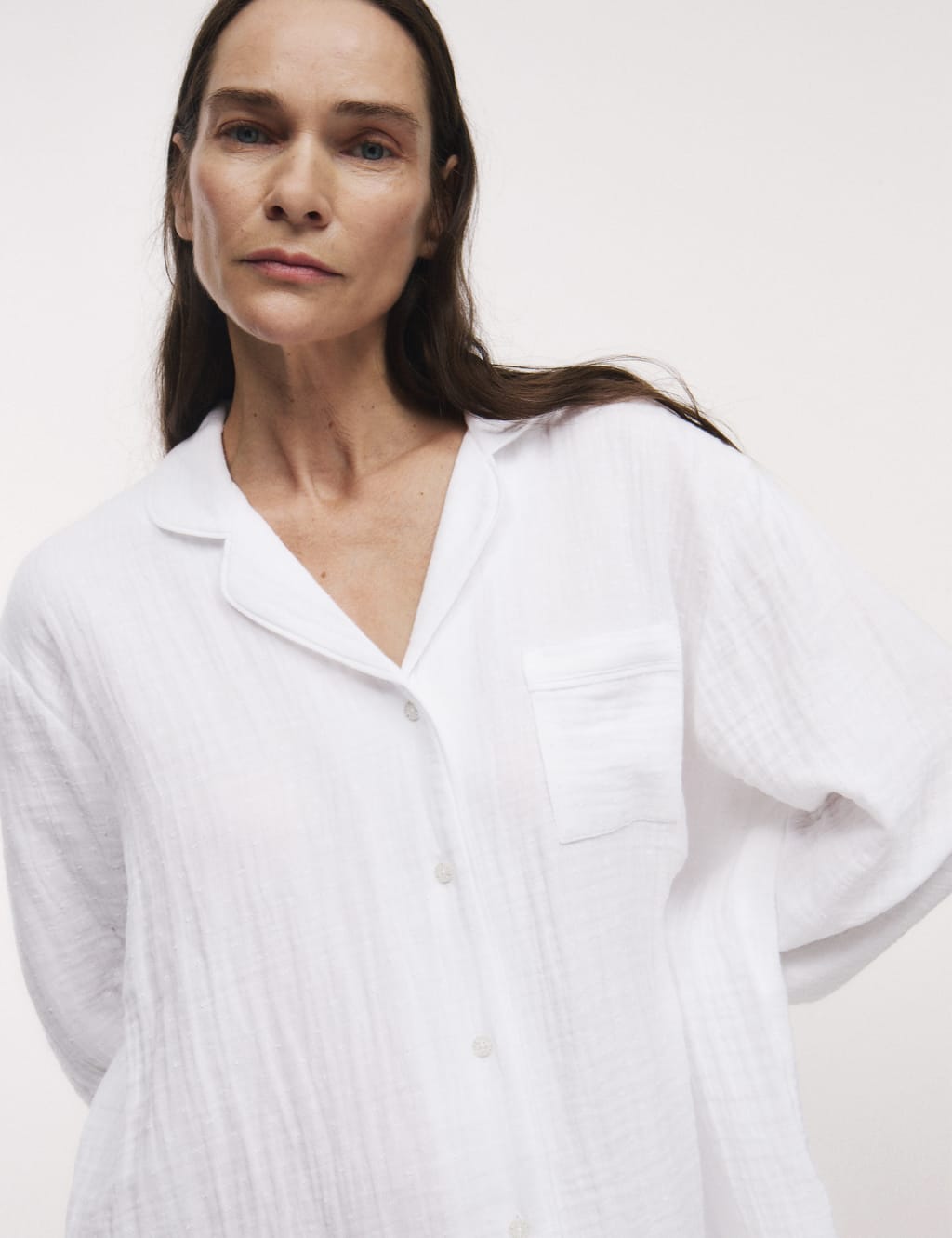 Pure Cotton Revere Nightshirt 5 of 5