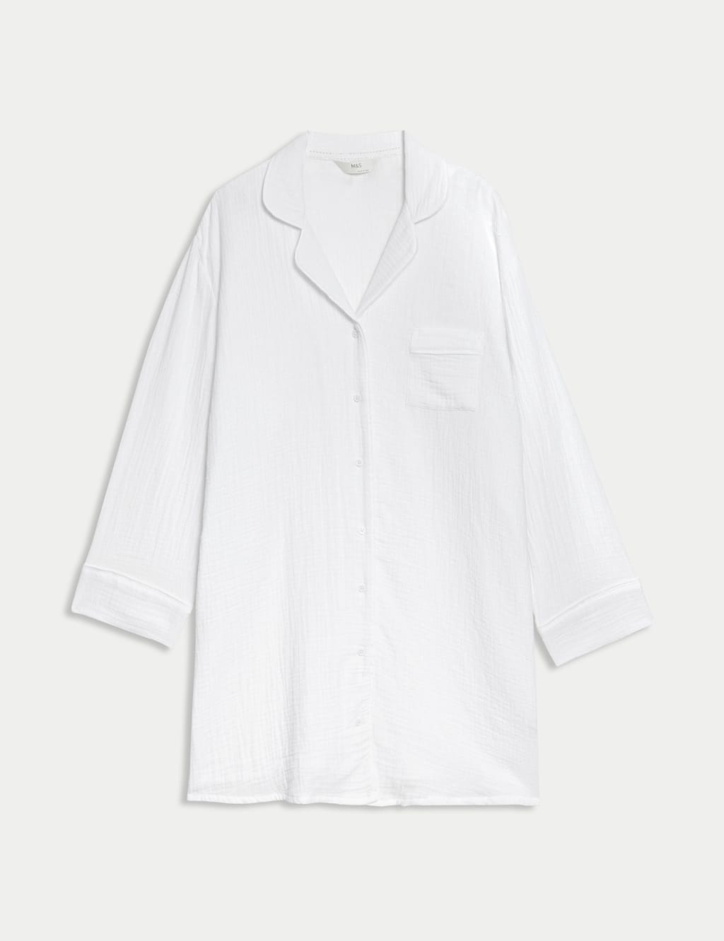 Pure Cotton Revere Nightshirt 2 of 5