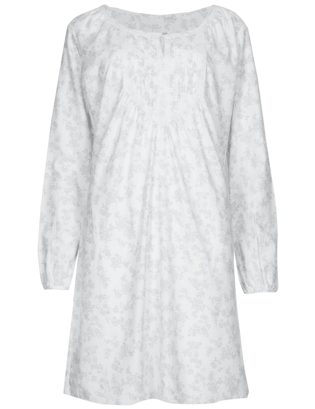 Pure Cotton Shadow Print Nightshirt 4 of 5