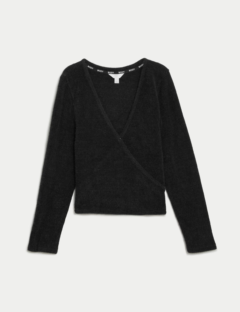 Wrap pyjama top clearance