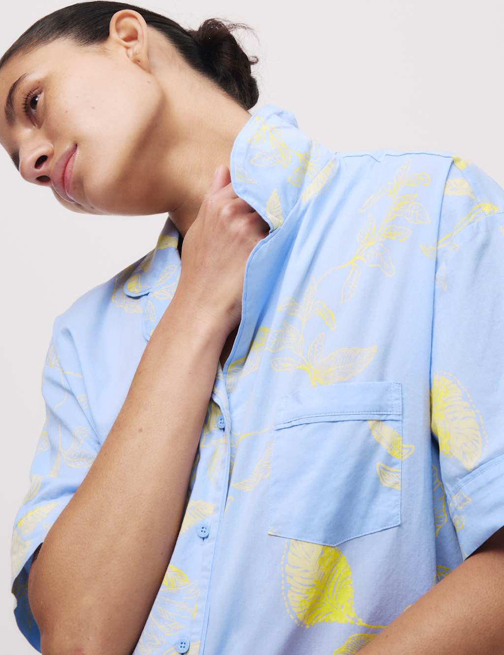 Pure Cotton Printed Pyjama Top 3 of 5