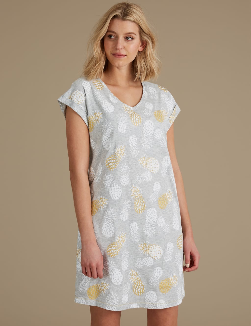 M&s cotton nightdress hot sale