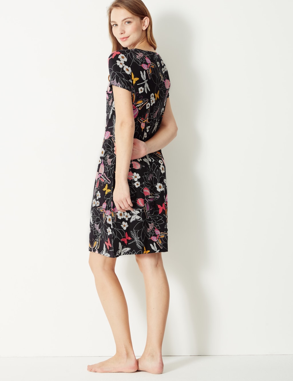 Butterfly Short Sleeve Nightdress 3 of 4