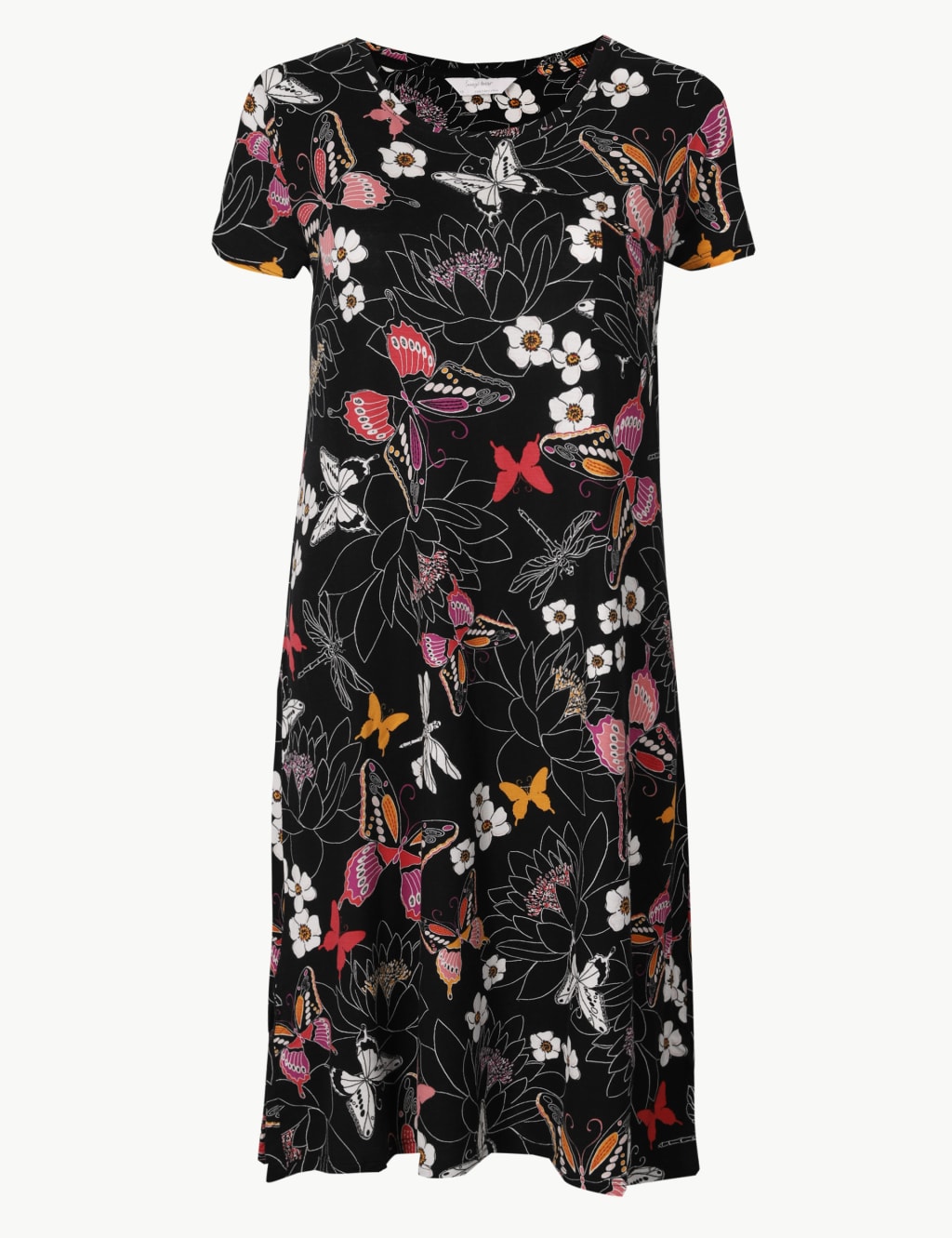 Butterfly Short Sleeve Nightdress 2 of 4