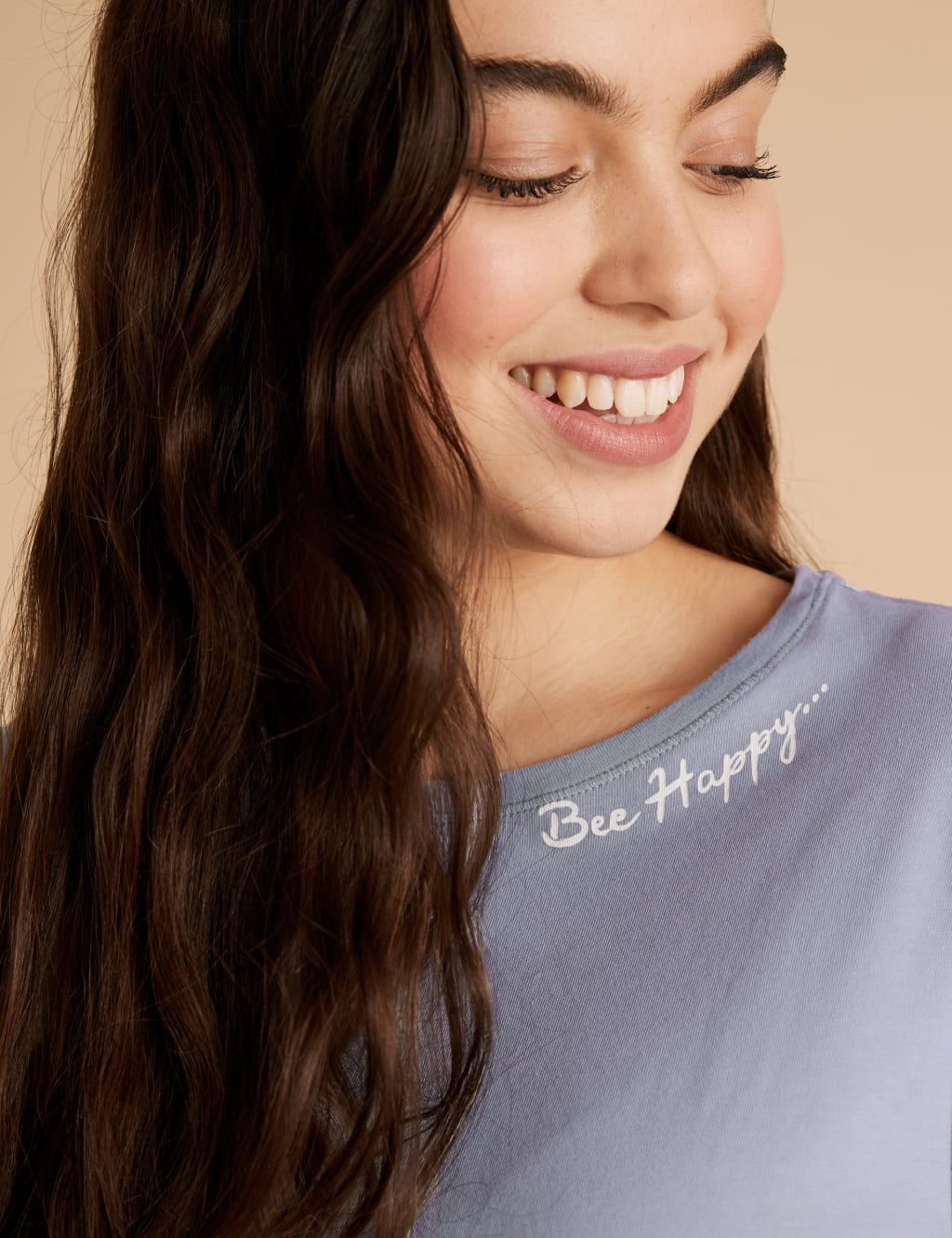 Cotton Bee Happy Slogan Pyjama Set 3 of 5