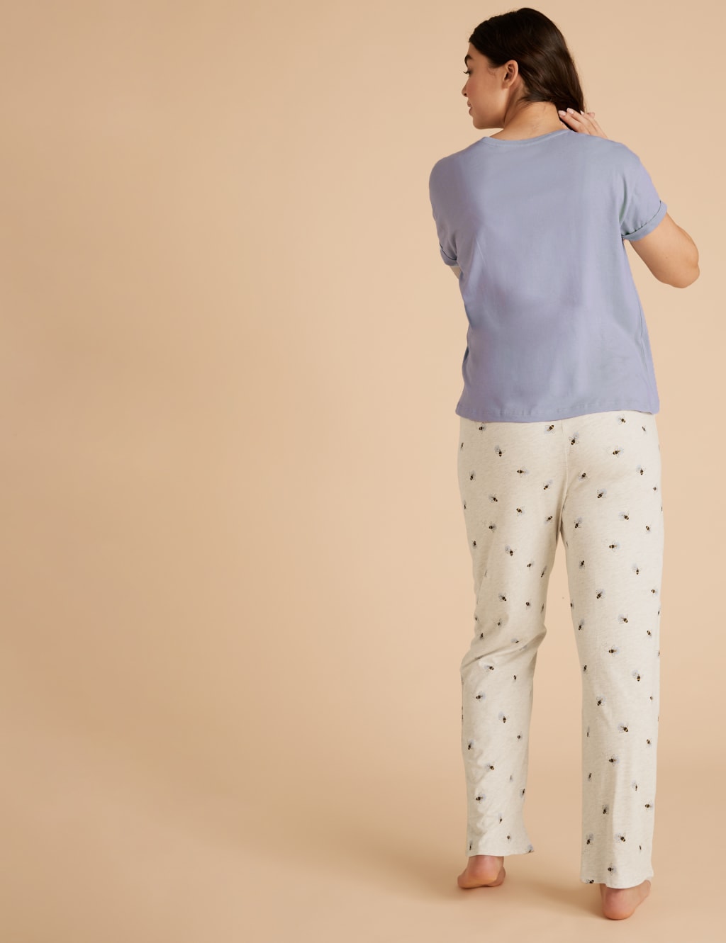 Slogan pyjamas ladies clearance