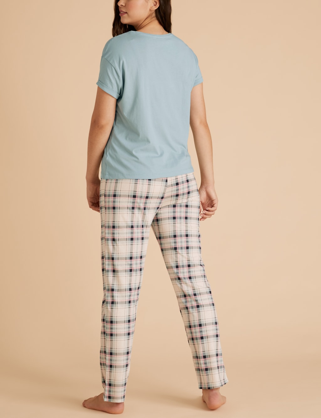 Pure Cotton Time To Dream Slogan Pyjama Set M S Collection M S