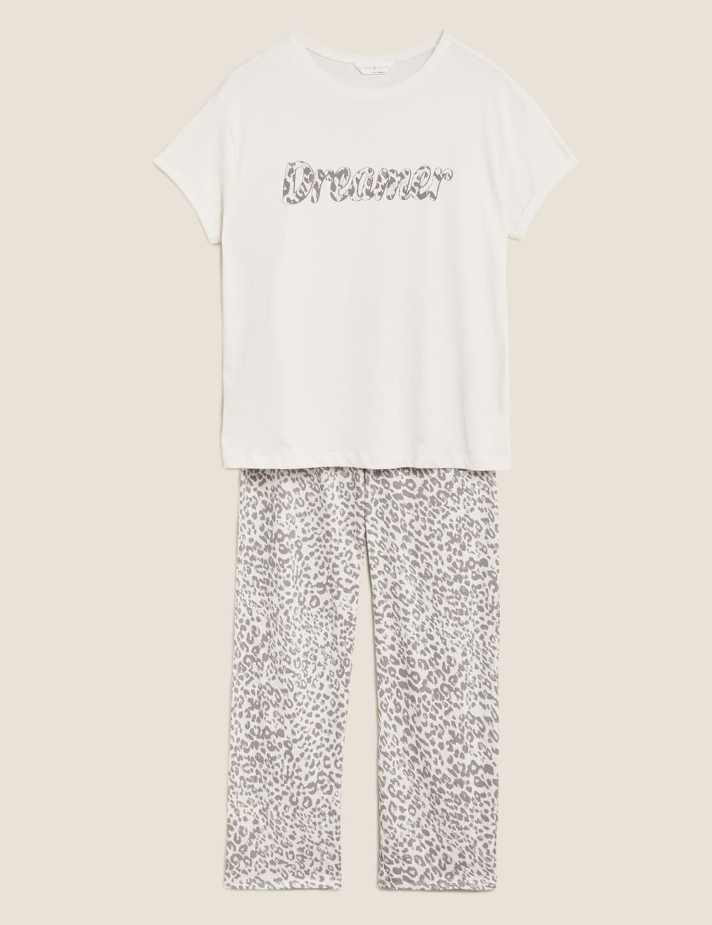Pure Cotton Animal Print Pyjama Set 2 of 6