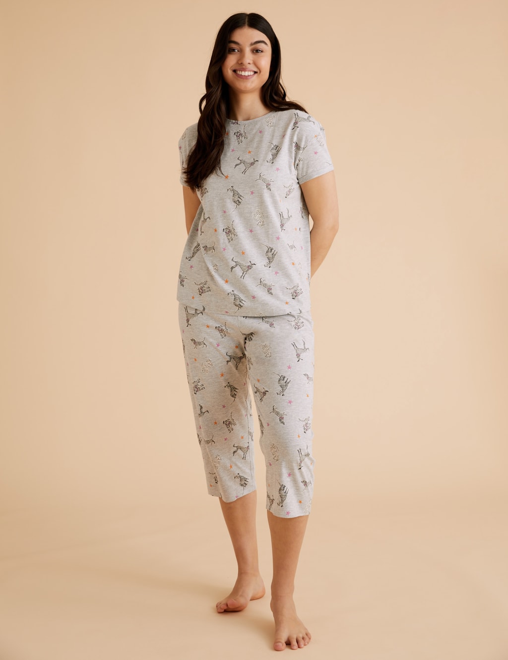 Ladies dog print pyjamas online