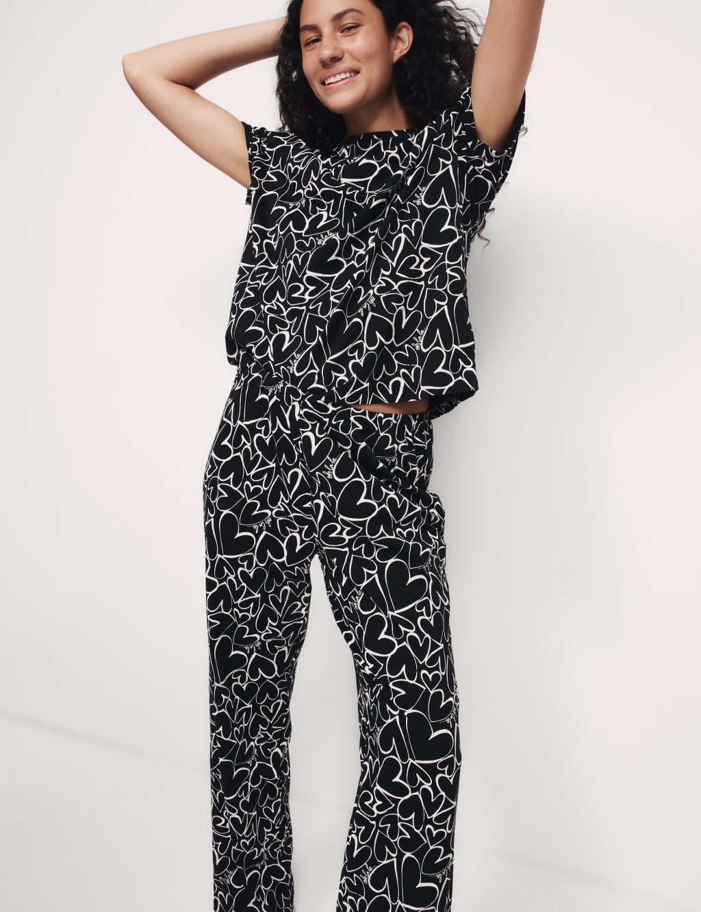 Cotton Rich Printed Pyjama Set 4 of 6