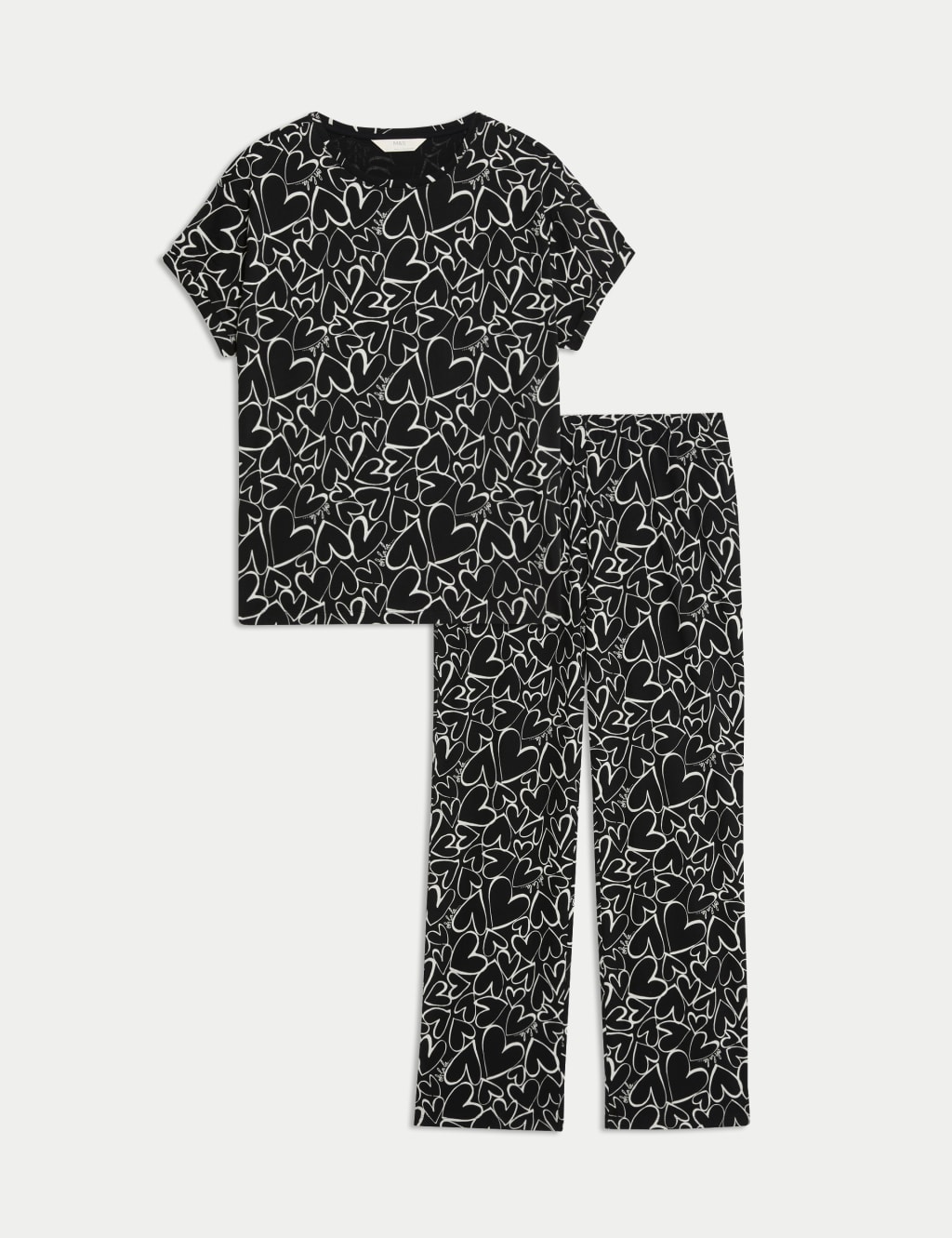 Cotton Rich Printed Pyjama Set 2 of 6