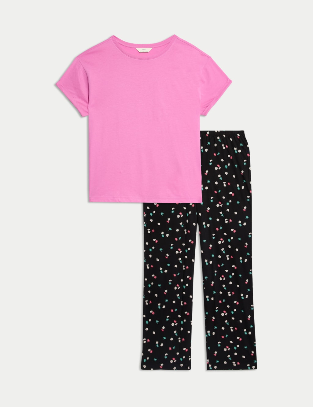Pure Cotton Printed Pyjama Set 2 of 6