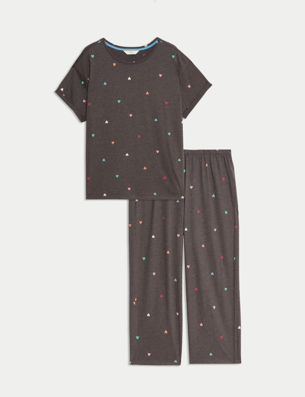 Cotton Rich Printed Pyjama Set 2 of 6