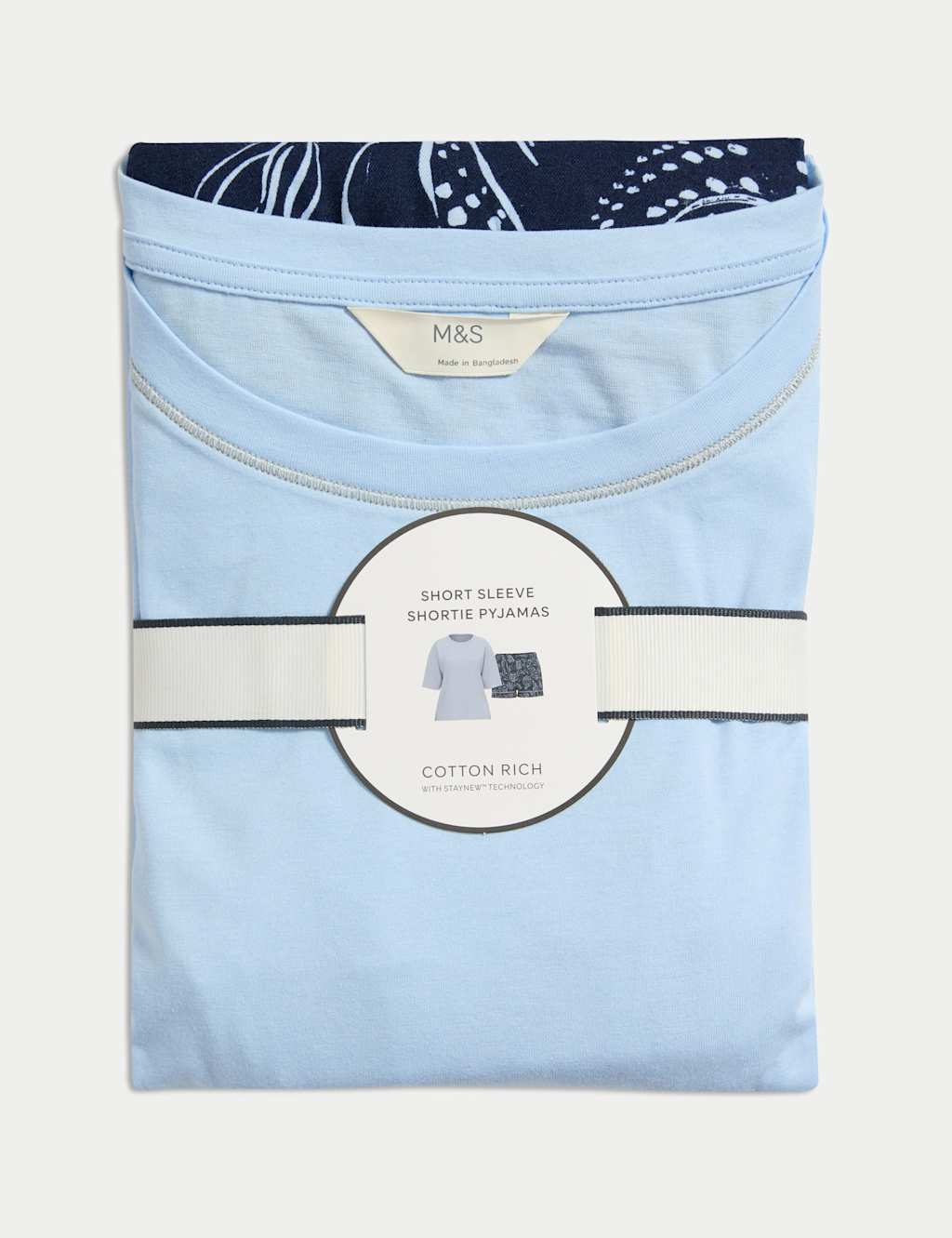Cotton Rich Printed Shortie Set 5 of 5