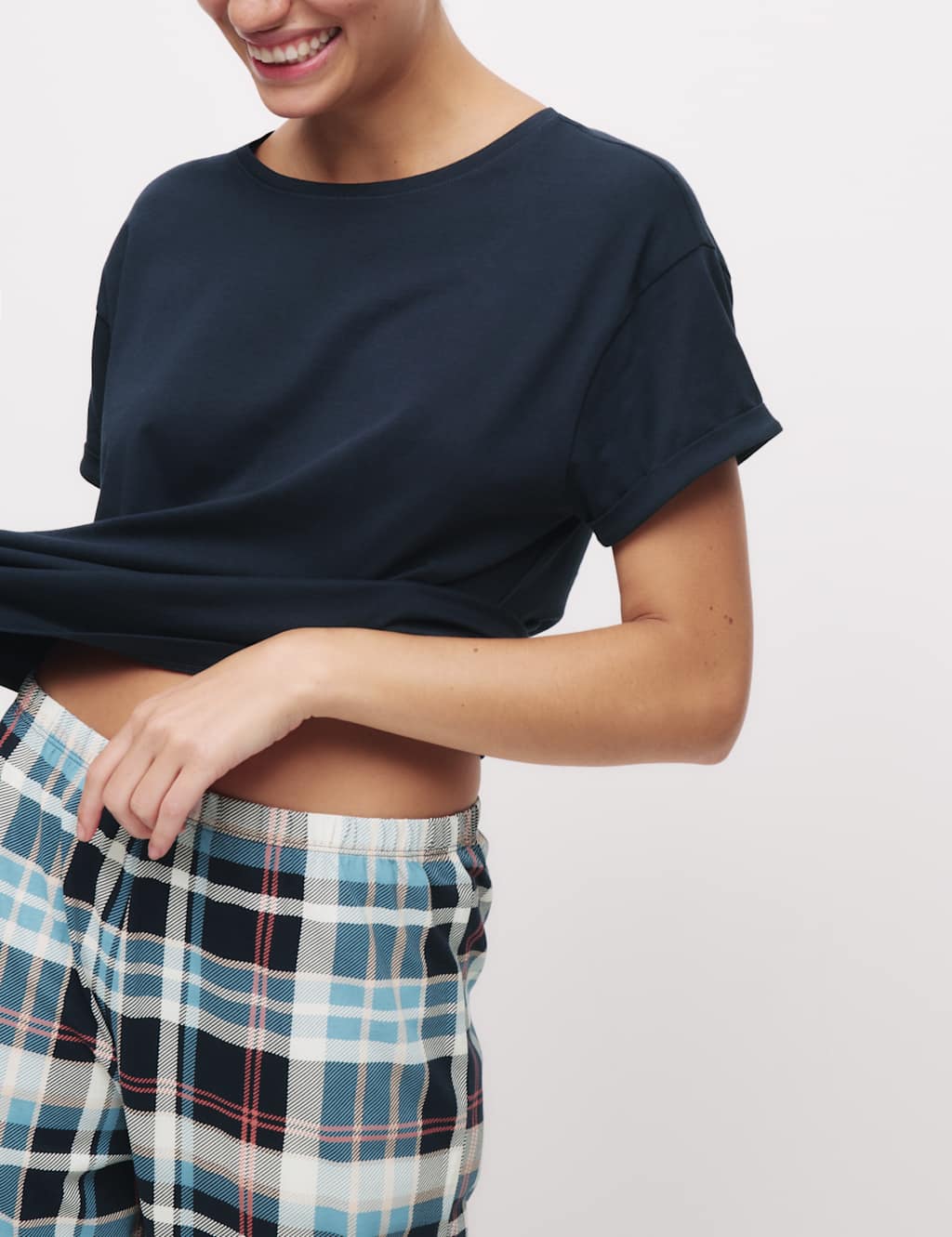 Cotton Rich Printed Cropped Pyjama Set 4 of 5