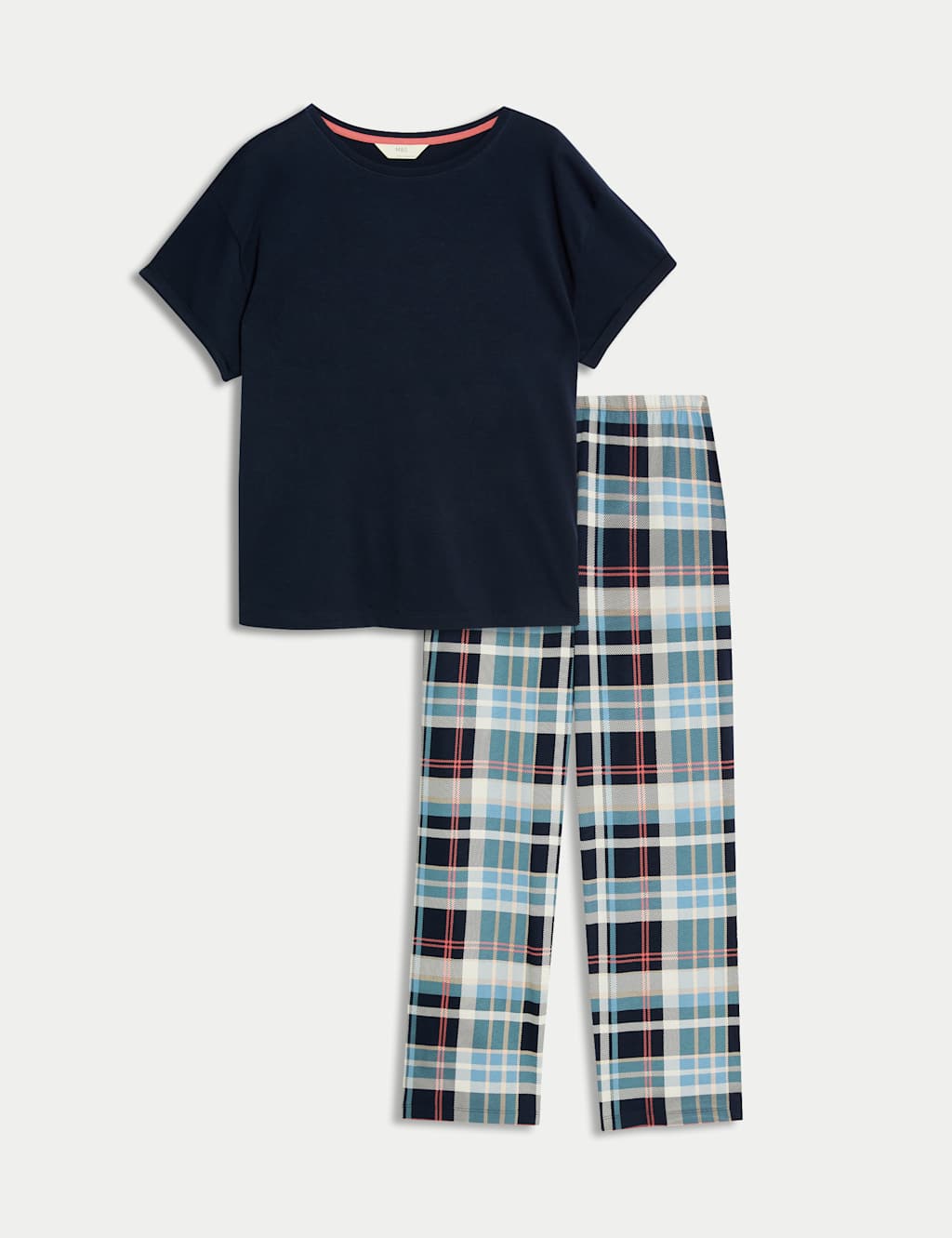Cotton Rich Printed Cropped Pyjama Set 2 of 5