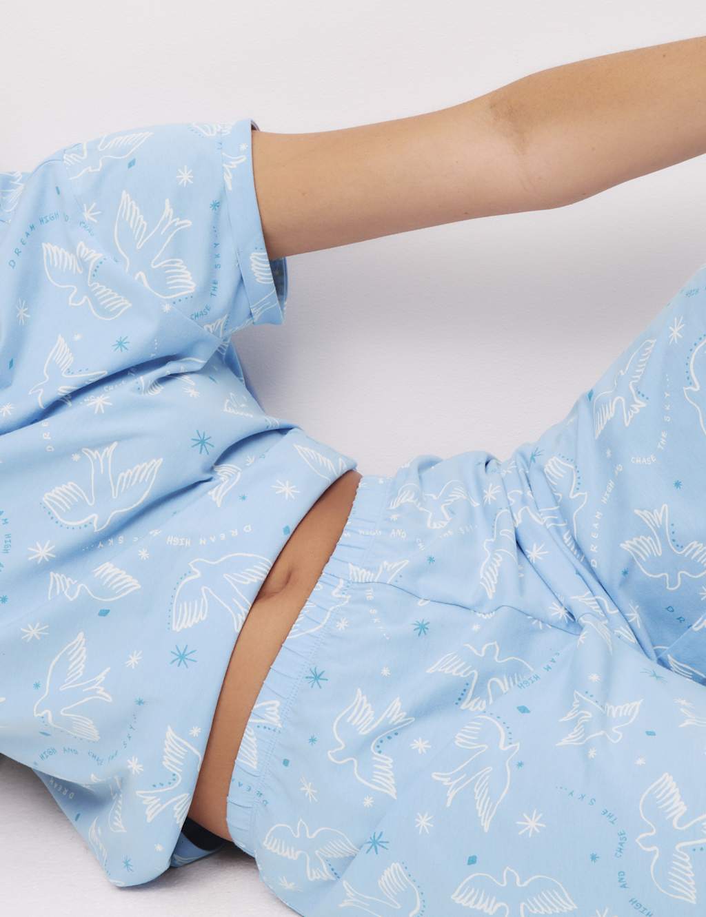 Cotton Rich Leaf Print Pyjama Set 4 of 6