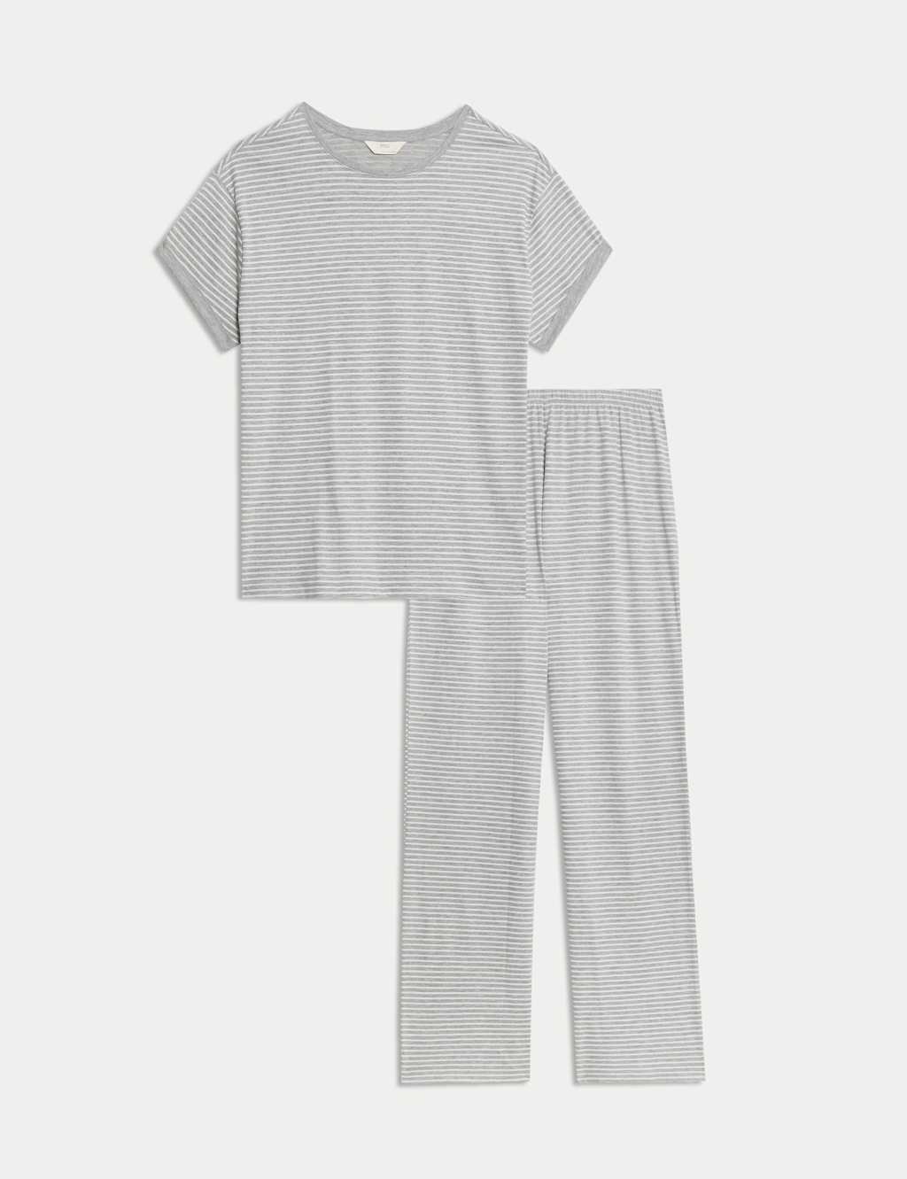 Cotton Rich Leaf Print Pyjama Set 2 of 5
