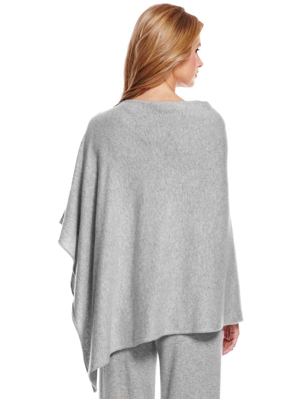 Rosie for Autograph Luxurious Pure Cashmere Poncho 3 of 4