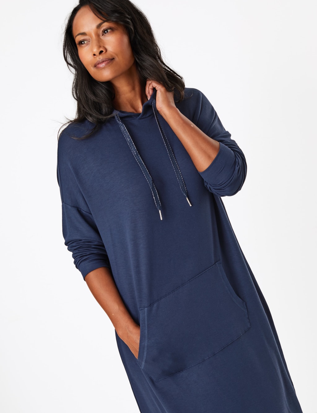 Hooded lounge dress shop