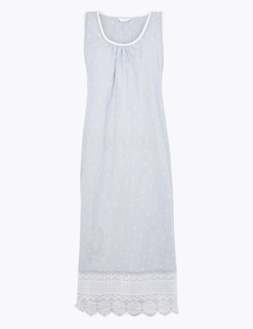 Pure Cotton Embroidered Nightdress 2 of 4