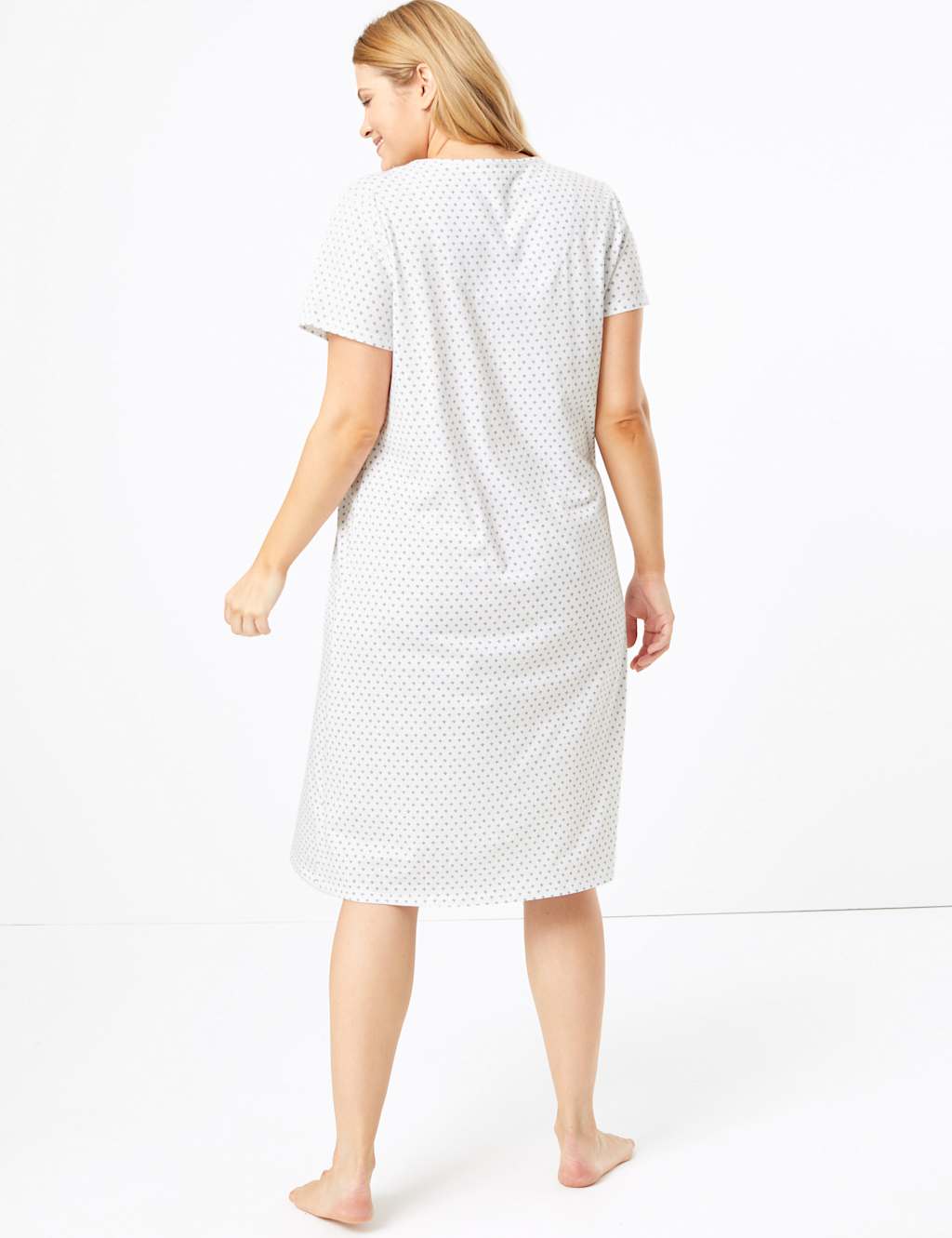 Cool Comfort™ Geometric Print Nightdress 4 of 4