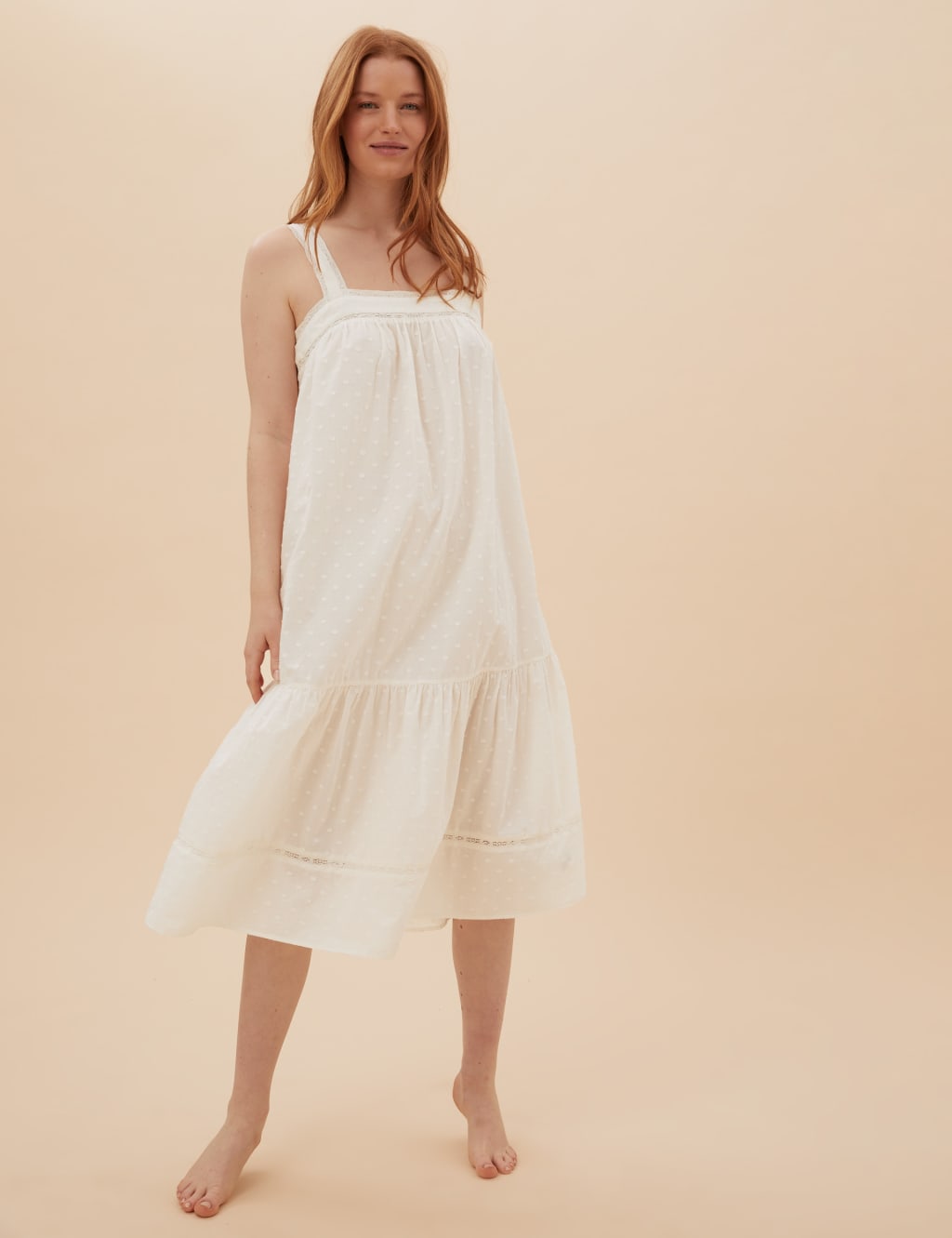 Pure Cotton Dobby Nightdress 3 of 4