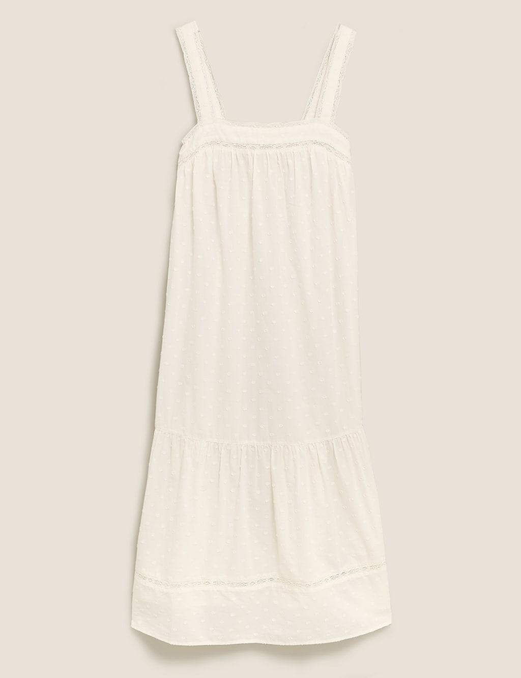 Pure Cotton Dobby Nightdress 2 of 4