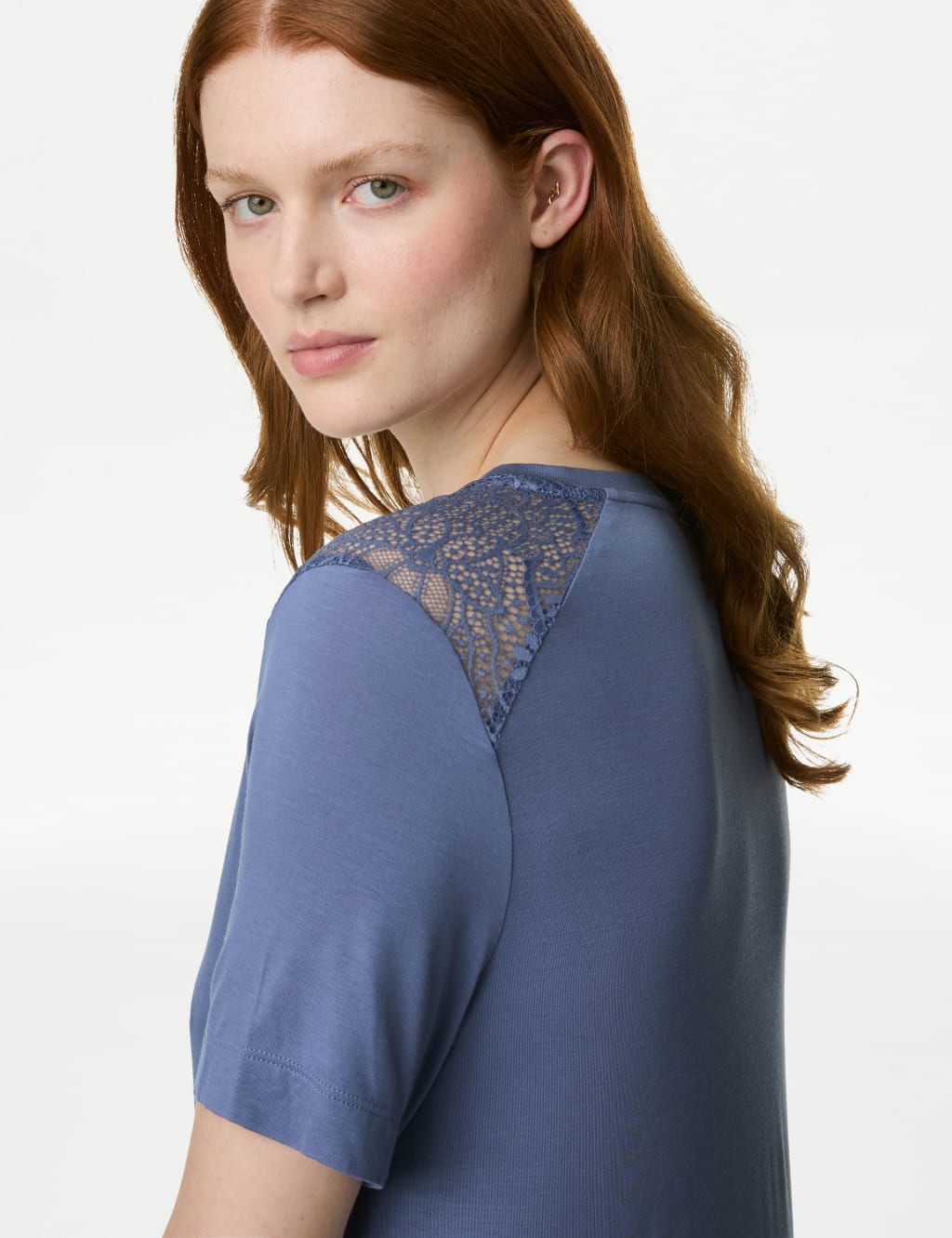 Body Soft™ Lace Trim Nightdress 3 of 4