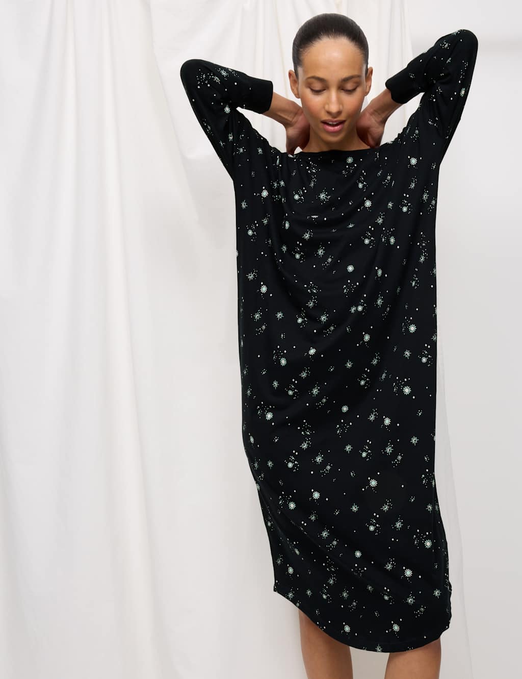 Pure Cotton Eid Printed Nightdress 3 of 5