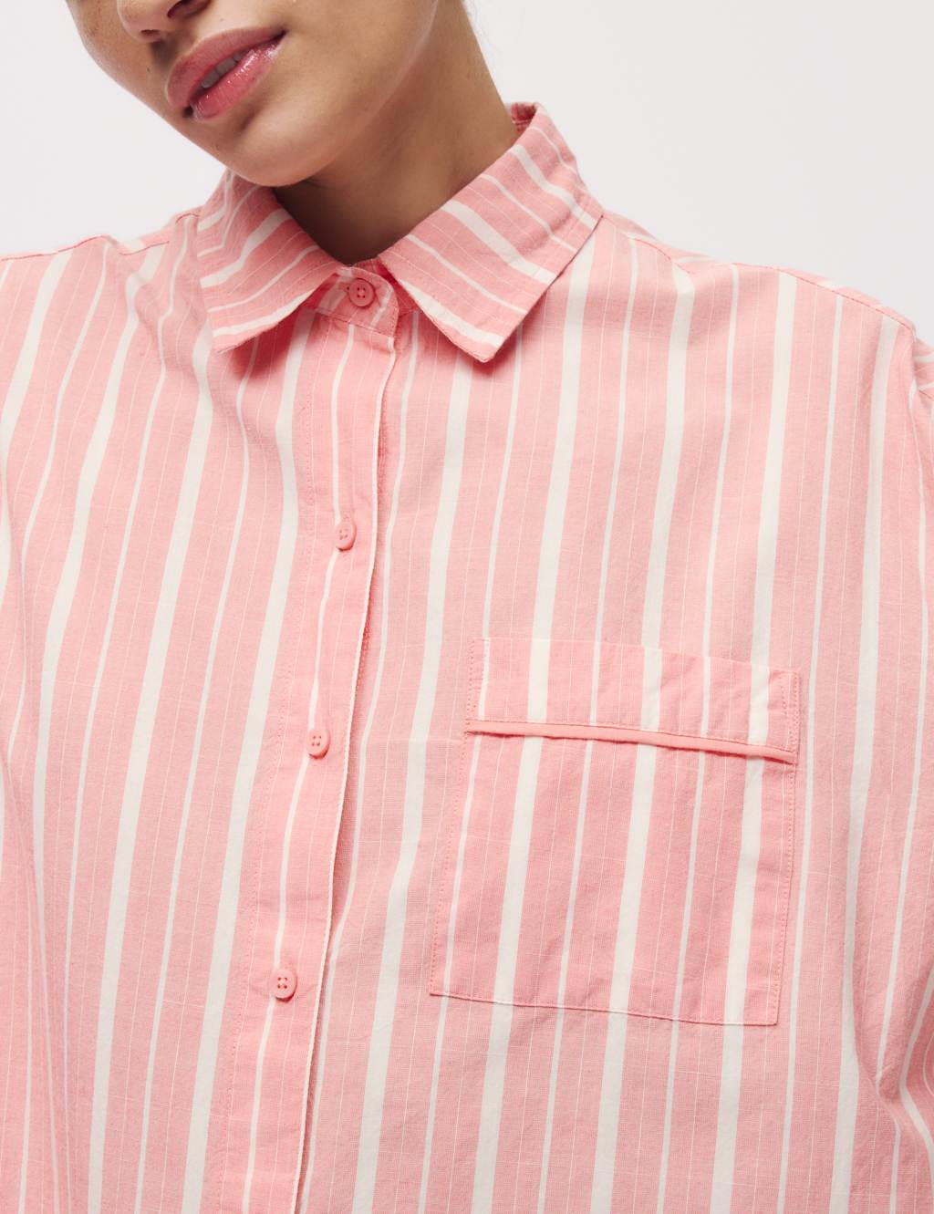 Pure Cotton Striped Nightshirt 5 of 5