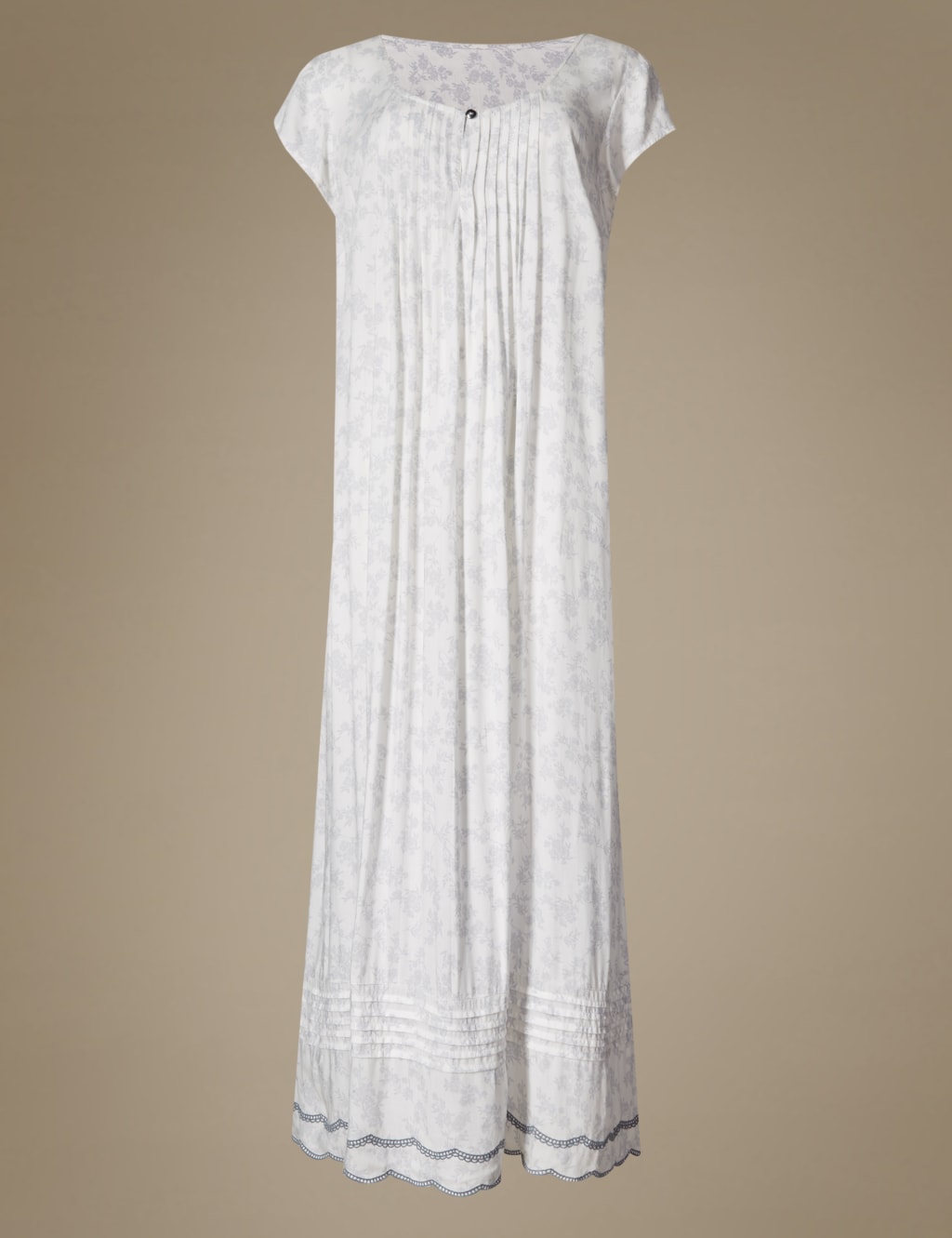 Shadow Print Long Nightdress 2 of 5