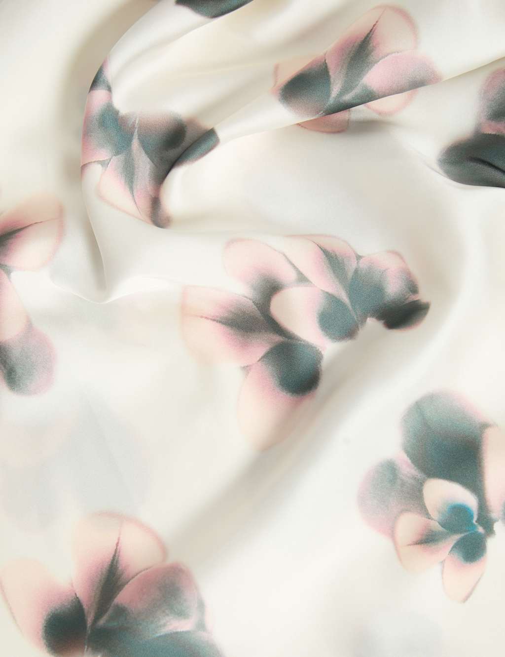 Satin Floral Long Chemise 6 of 6