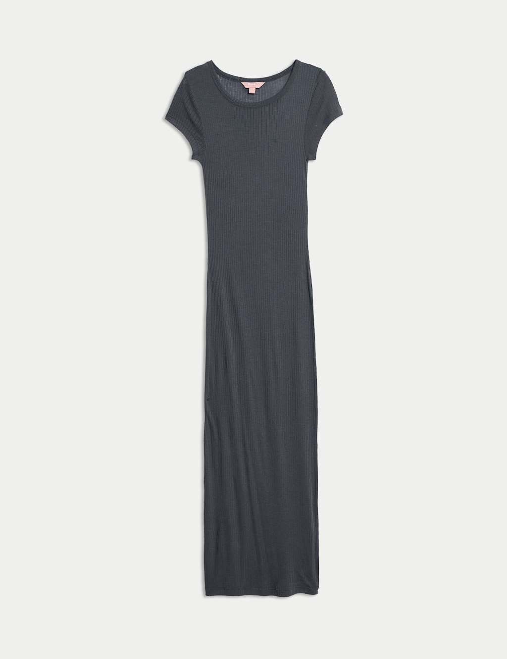 Ribbed Long Nightdress with Wool 2 of 5