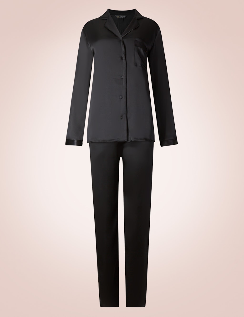 Silk Revere Collar Pyjamas 2 of 6