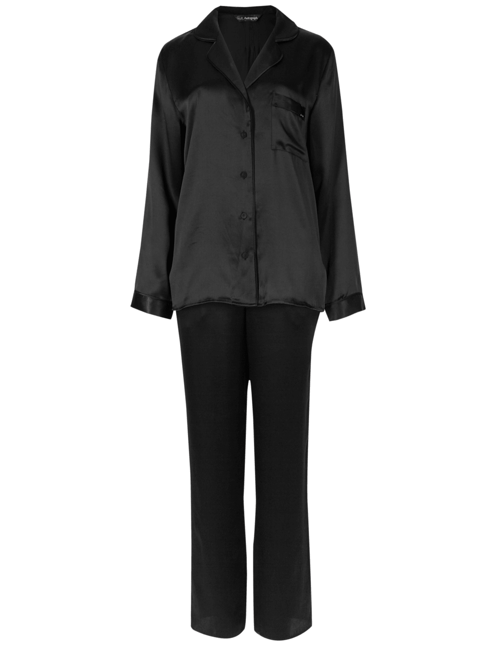 Silk Revere Collar Pyjamas 5 of 6