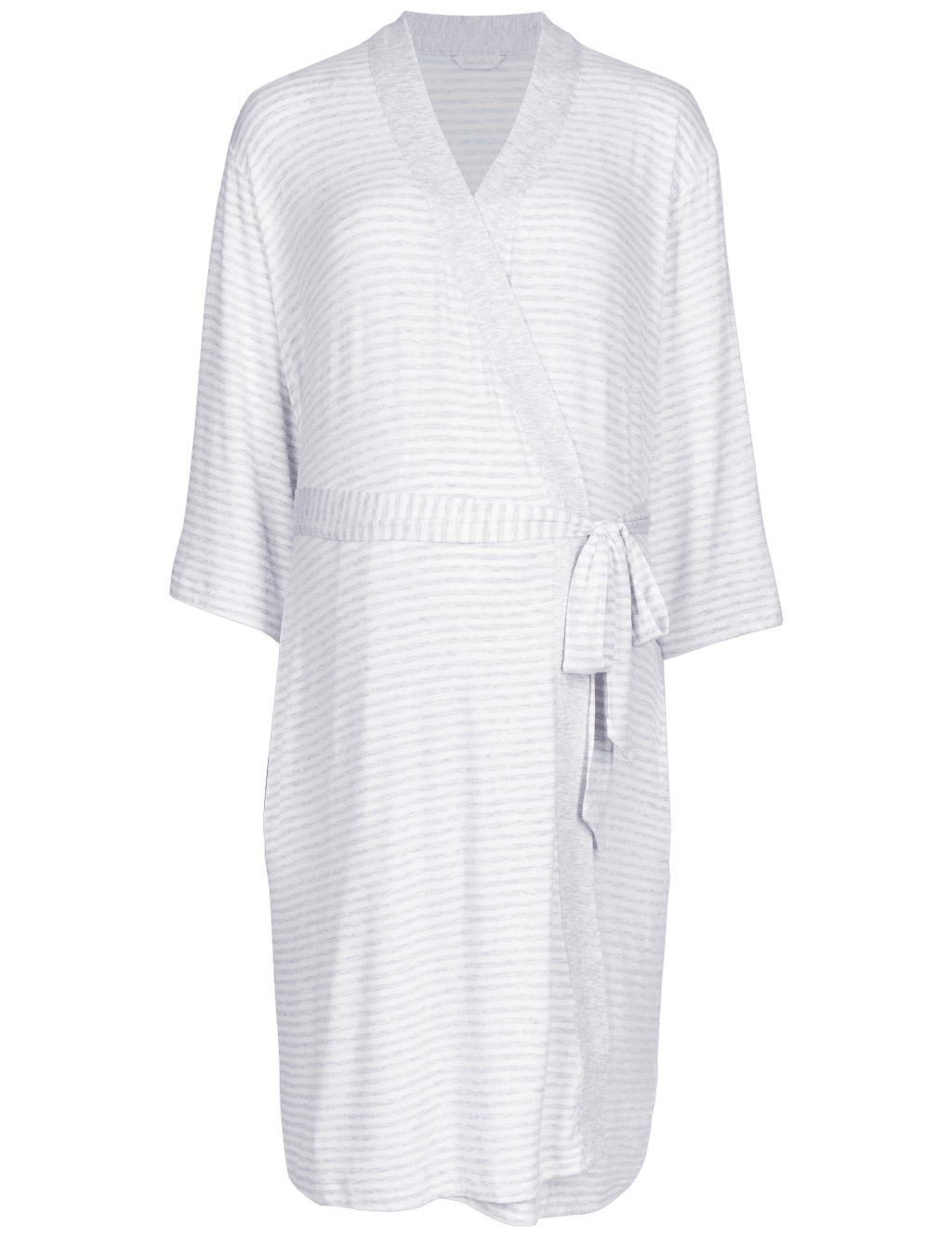 Maternity Striped Short Dressing Gown 6 of 7